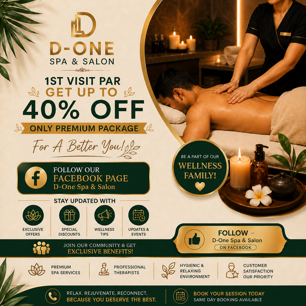 D ONE SPA in ayodhya